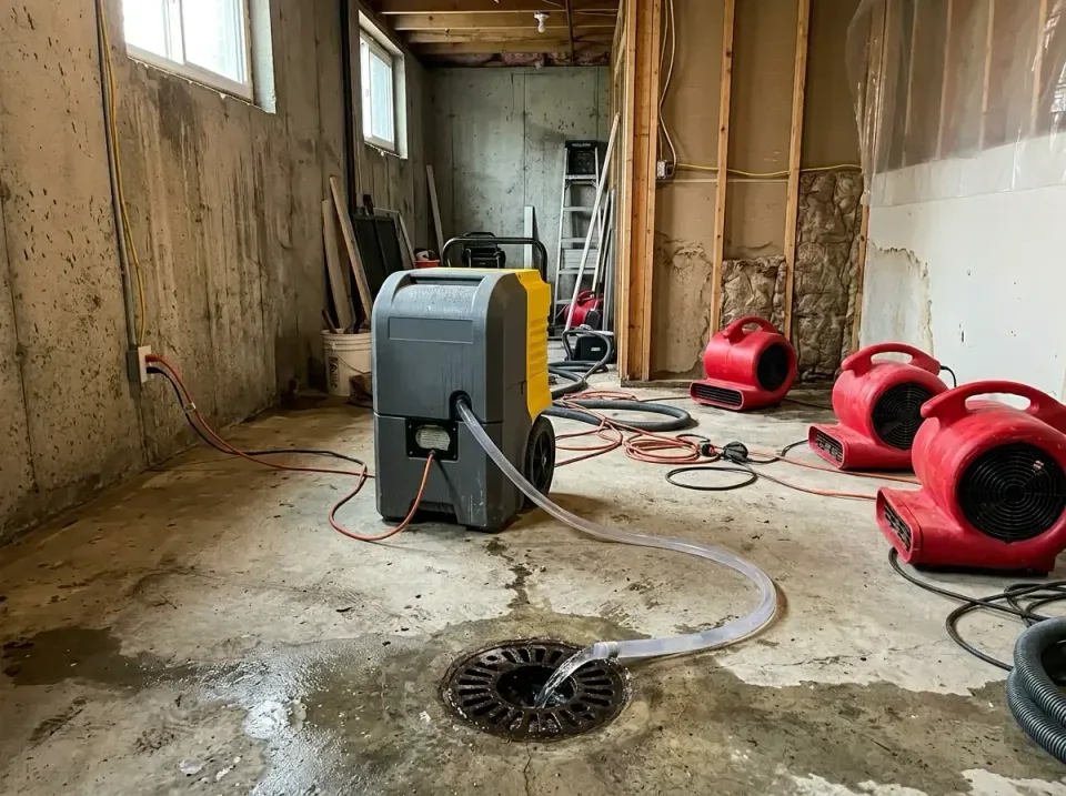 Industrial Dehumidifier — Basement
